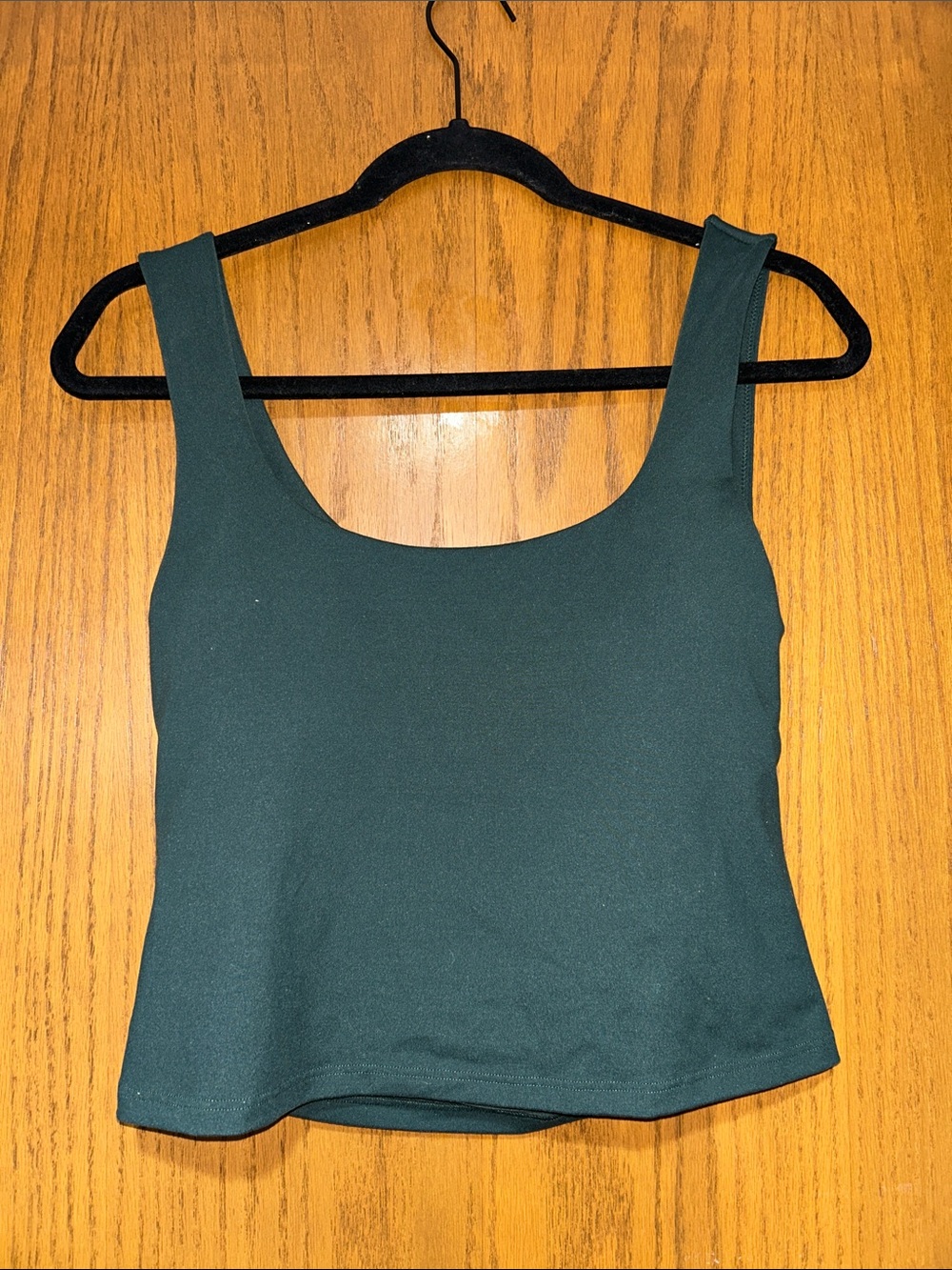 Fabletics Forest Green Scoop Neck Tank
